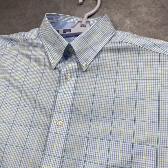 Izod Advantage Performance Button Down Shirt Mens 15-15.5 32/33 M Reg Fit Easy - Picture 5 of 11